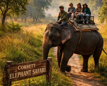 corbett elephant safari